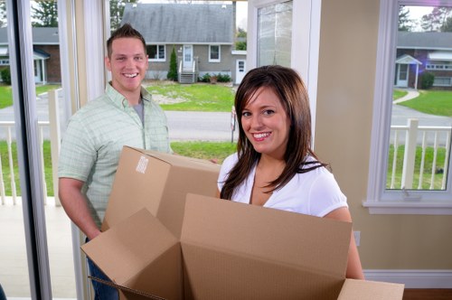 Dundee home removal team loading furniture for a local house move