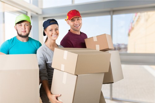 Man with van removal service helping with a Dundee flat move