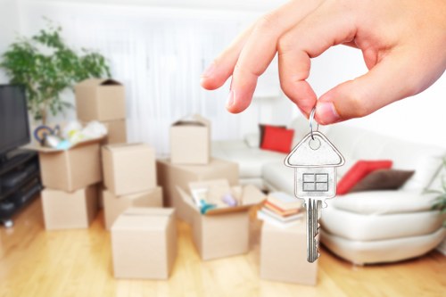 Home moving support and packing services section