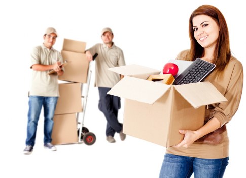 Local removals van serving a Dundee flat move with careful loading